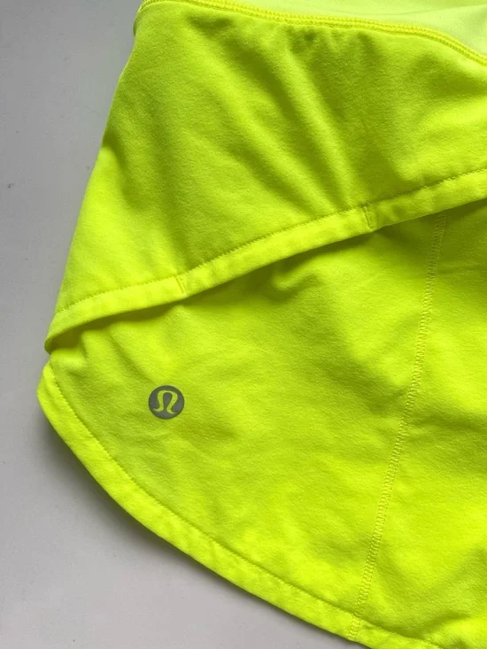 Lululemon Speed Up Short neon Yellow Large - Picture 4 of 6